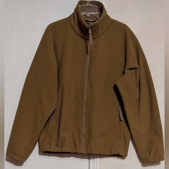 Cabela's Other - Cabela's Heavyweight  Full Zip  Fleece Jacket Men's Size M Camel Excellent